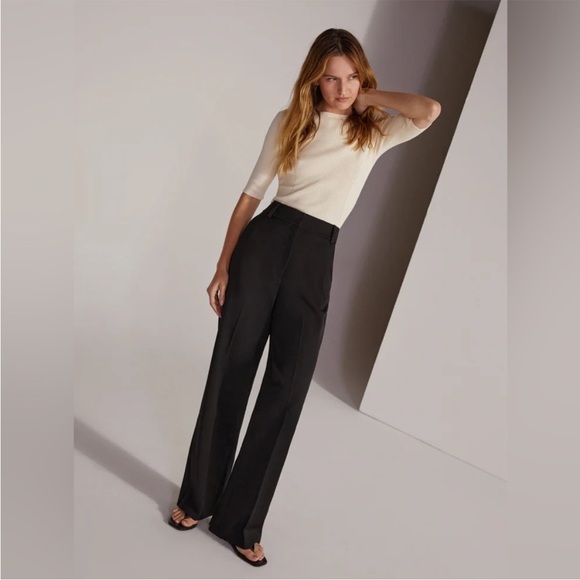 NEW Favorite Daughter The Favorite Pants Black
High Waist Wide Leg Size 6 - Picture 3 of 11